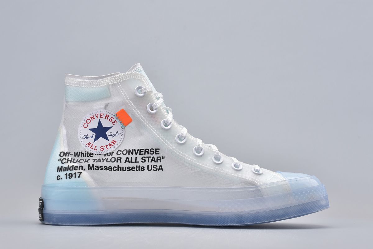2018 Off-White x Converse Chuck Taylor All-Star 70 Clear-White ...