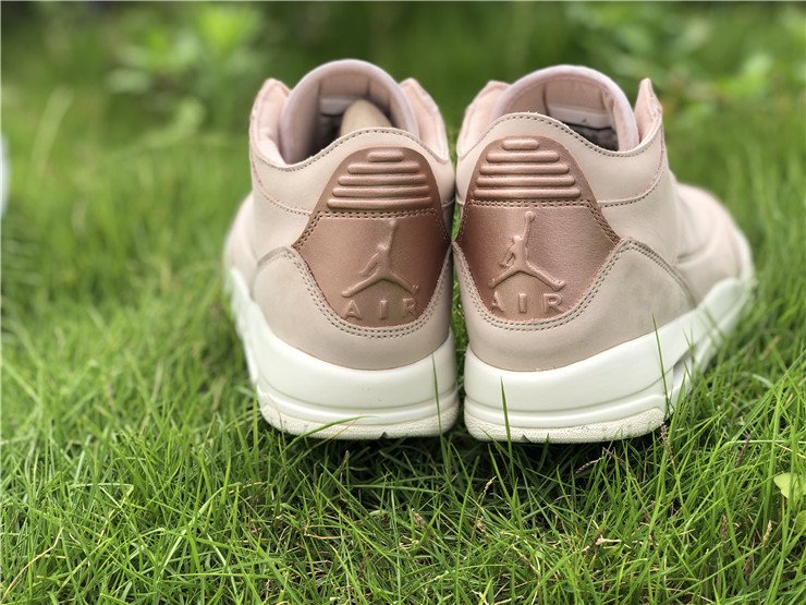 Air Jordan 3 WMNS Particle Beige Metallic Red Bronze-Sail -7
