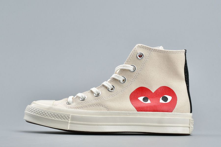Converse Chuck Taylor All-Star 70s High Comme des Garcons PLAY White ...
