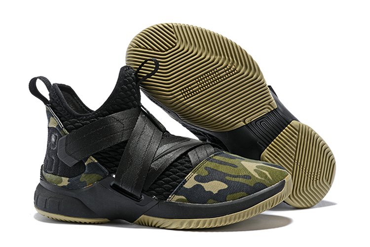 Nike LeBron Soldier “Camo” Black-Hazel Rush AO4054-001 - FavSole.com
