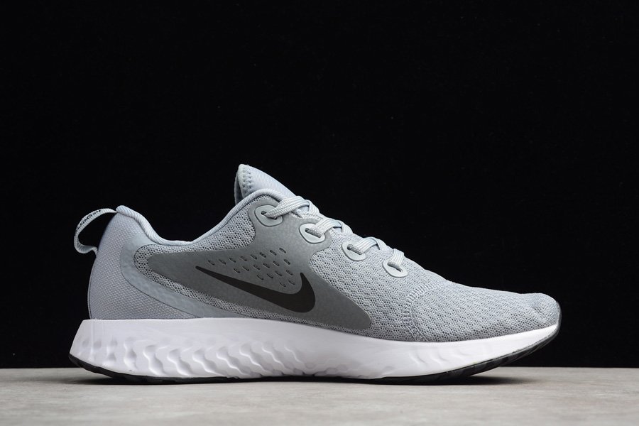 Nike Odyssey React Running Shoes Wolf Grey/Black-White - FavSole.com
