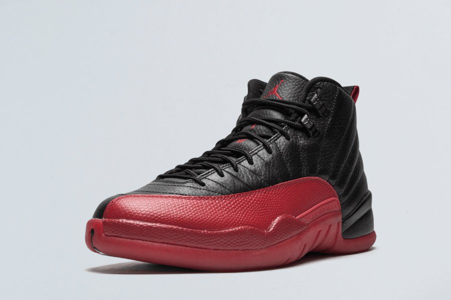 2016 Air Jordan 12 XII “Flu Game” Black/Varsity Red 130690002