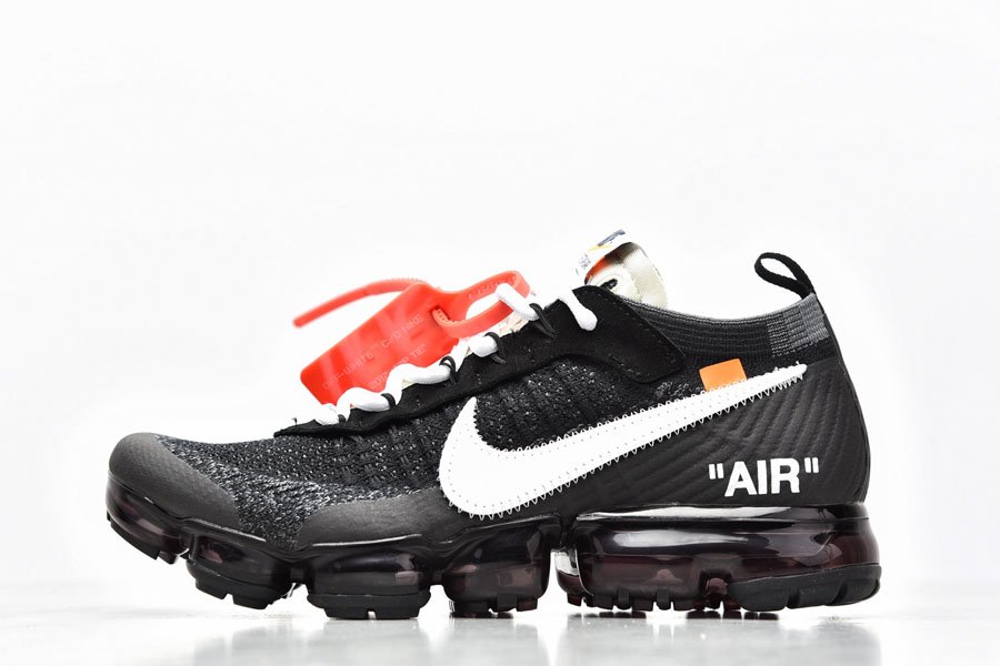 2017 Nike Air VaporMax FK By OFF-WHITE “The 10” In Black - FavSole.com