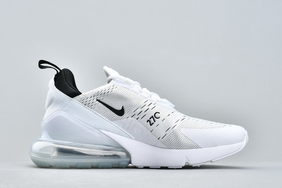 2018 New Nike Air Max 270 White and Black - FavSole.com