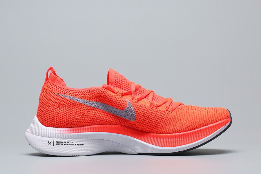 2018 Nike Zoom VaporFly 4% Flyknit Bright Crimson Running Shoes ...