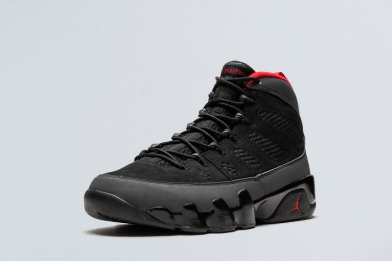 Air Jordan 9 Retro Black/Varsity RedDark Charcoal