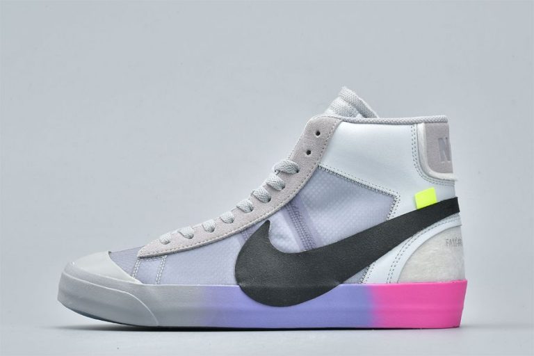 Off-White x Nike Blazer Mid With Rainbow Soles Queen By Serena Williams ...