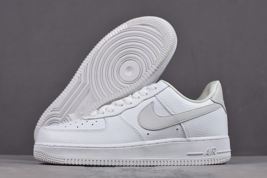 Mens and Womens Nike Air Force 1 Low ’07 SE White/Vast Grey - FavSole.com