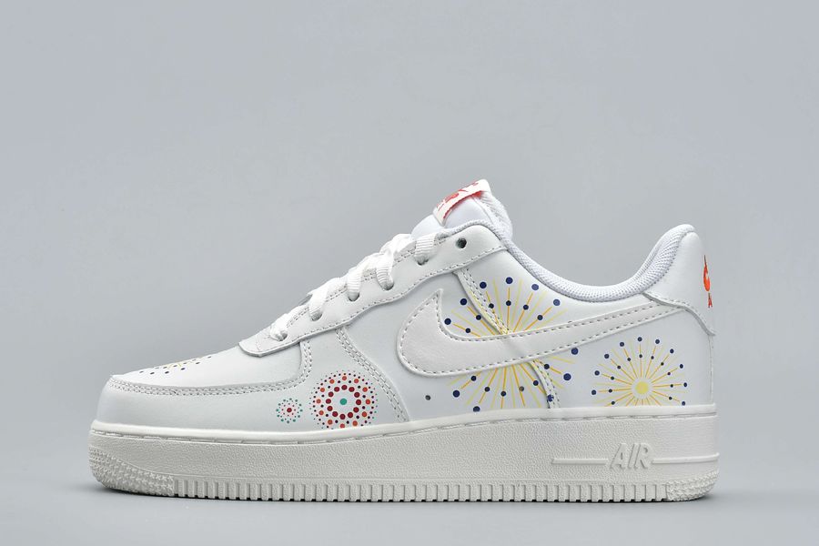 Nike Air Force 1 Pinnacle QS Fireworks White Youth Size For Sale
