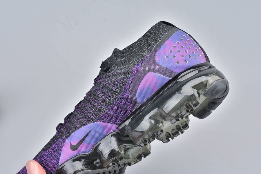 vapormax flyknit black and purple