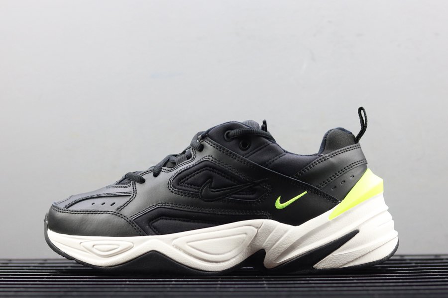 Nike M2k Tekno Black/Black-Phantom-Volt Dad Shoe - FavSole.com