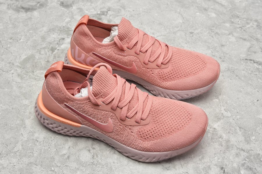 Women's Nike Epic React Flyknit Rust Pink/Pink Tint/Tropical Pink 
