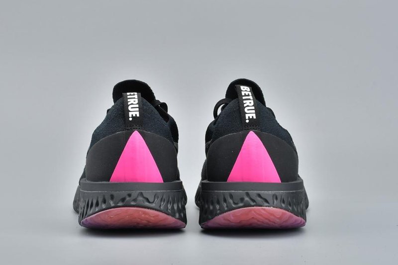 2018 Nike Epic React Flyknit Be True Black Multi-Color -3