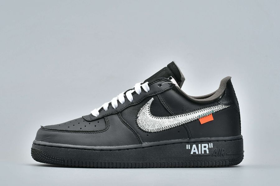 2018 OFF-WHITE X Virgil Nike Air Force 1 Low “MoMA” Black - FavSole.com