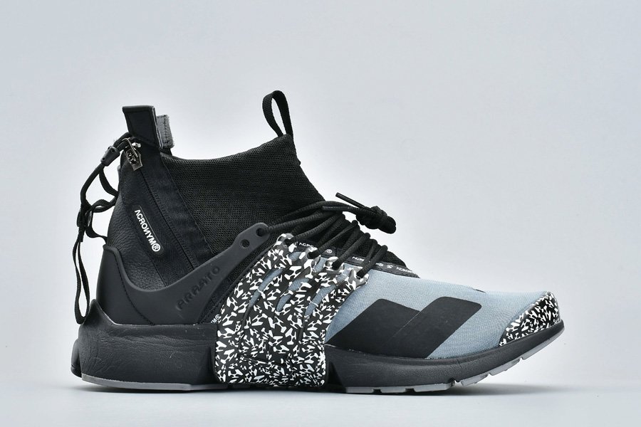 ACRONYM x Nike Air Presto Mid Cool Grey/Black - FavSole.com