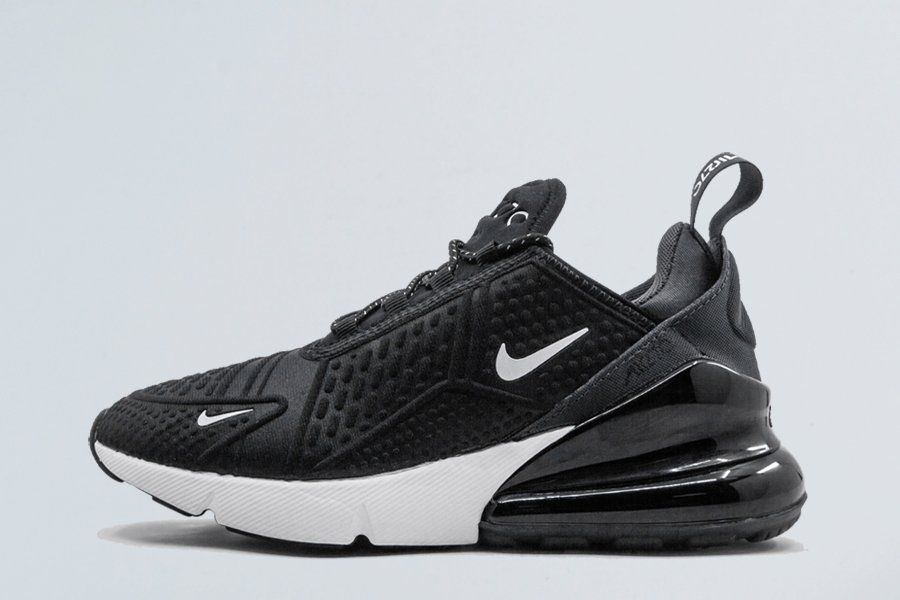 Mens and Womens Nike Air Max 270 SE Black White On Sale