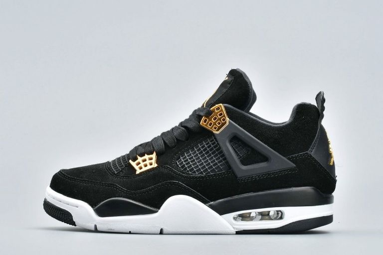 retro 4 black and gold