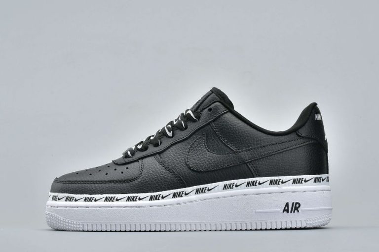 nike air force 1 ribbon pack black