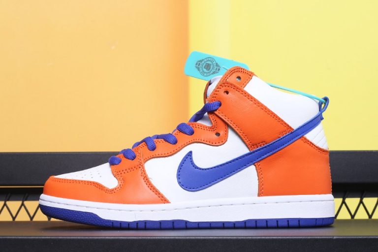 dunk low blue and orange
