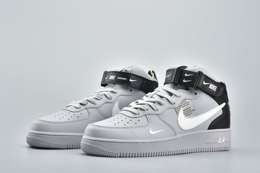 Nike Air Force 1 Mid Utility Gray - FavSole.com