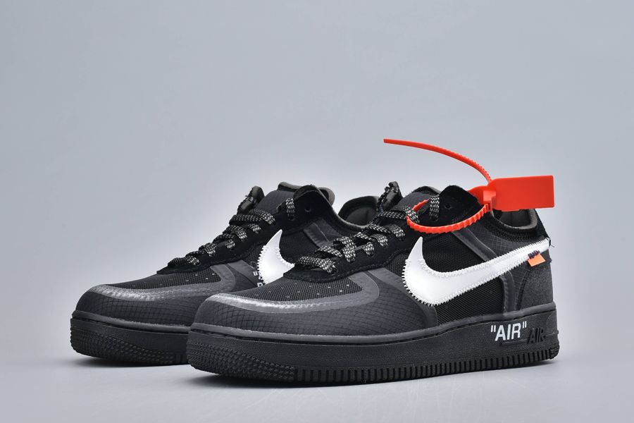 2018 Nike Air Force 1 Low “Off-White” Black White - FavSole.com