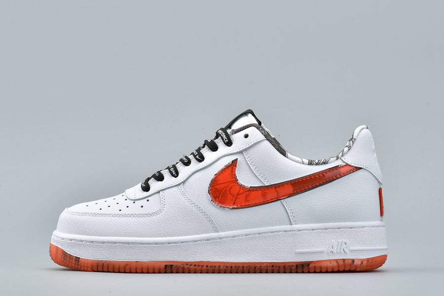 New Nike Air Force 1 Low Only Once White University Red On Sale