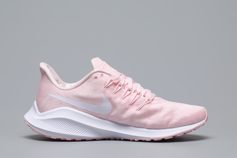 Nike Womens Air Zoom Vomero 14 Pink White Running Shoes - FavSole.com