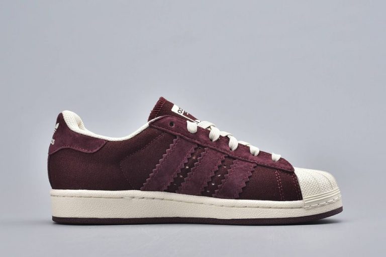 adidas superstar womens burgundy