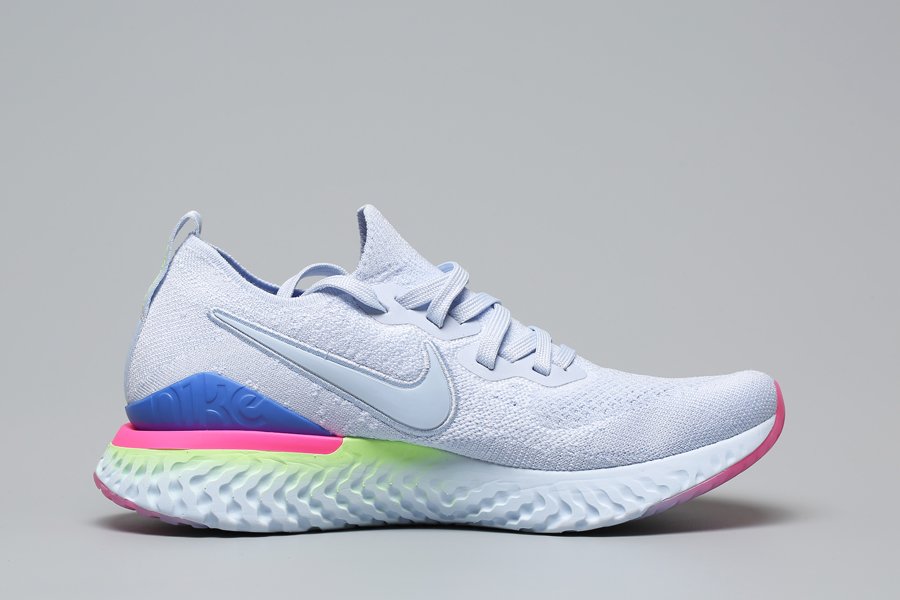 Nike Epic React Flyknit 2 Hydrogen Blue/Sapphire Casual Running Shoes ...