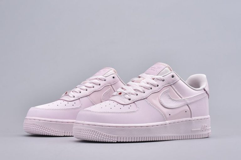 Nike Women’s Air Force 1s Low Pale Pink Hearts Valentine’s Day ...