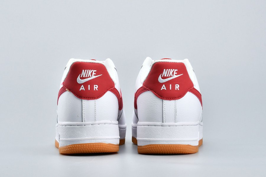 Nike Air Force 1 Low “Cavs” White/Gum Outsole-Blue Void-Team Red ...