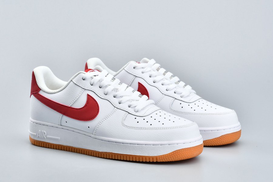 Nike Air Force 1 Low “Cavs” White/Gum Outsole-Blue Void-Team Red ...