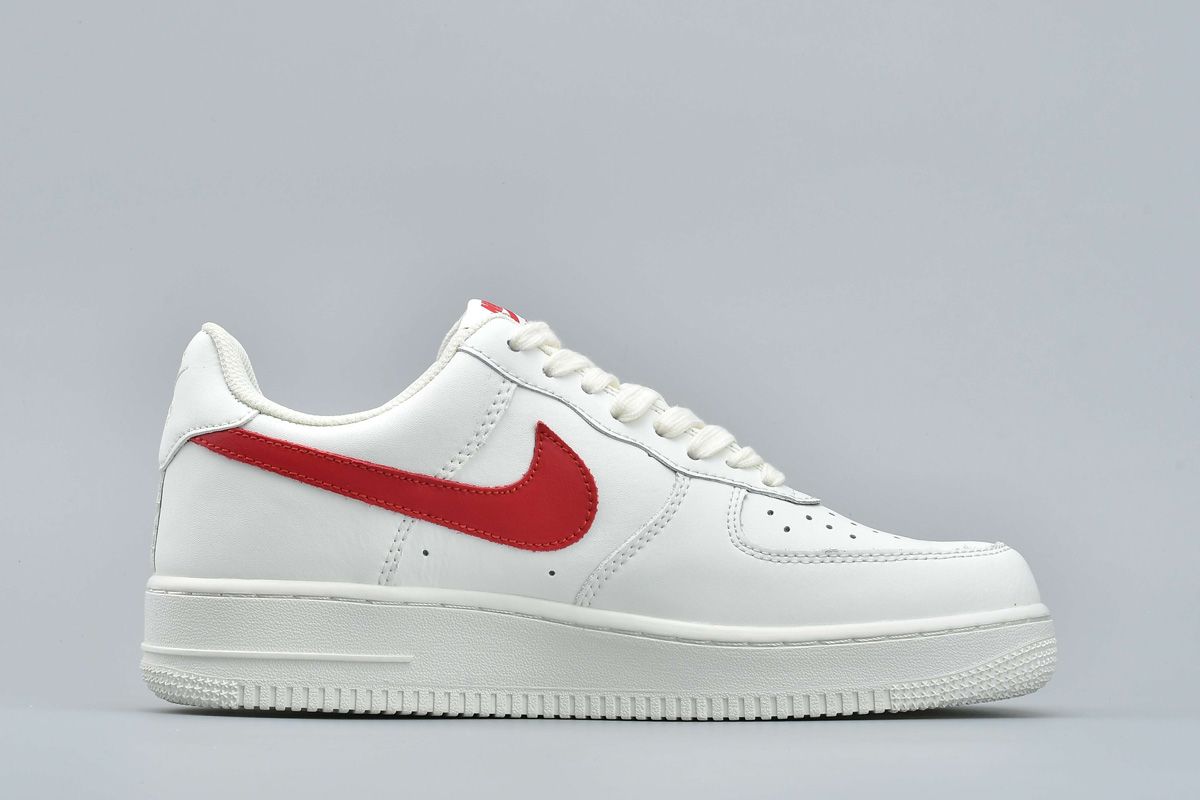 Nike Air Force 1 ’07 Low Sail/University Red - FavSole.com
