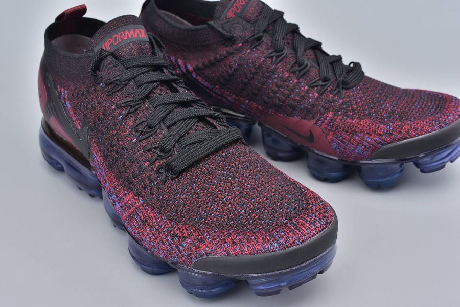 Nike Air VaporMax Flyknit 2 Black/White-Team Red-Racer Blue - FavSole.com