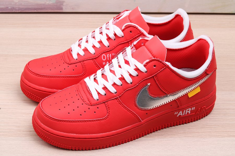 2019 Off-White x Nike Air Force 1 Low Red 