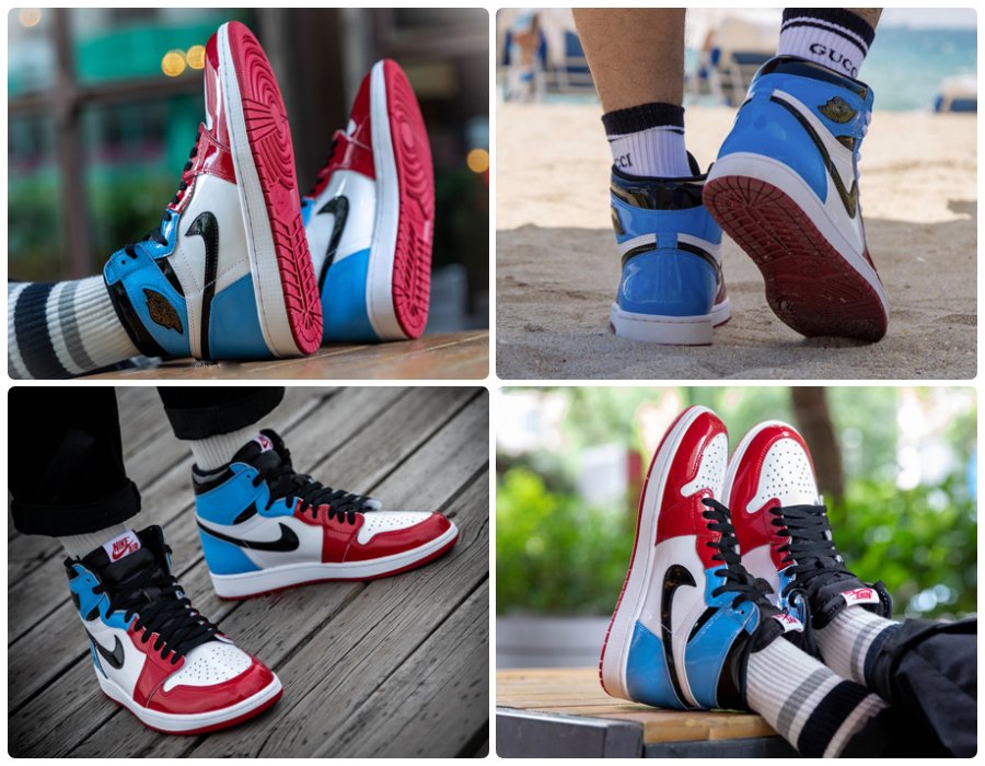 jordan 1 fearless on feet