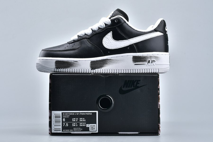 G-Dragon x Air Force 1 07 Para-noise Black White -1