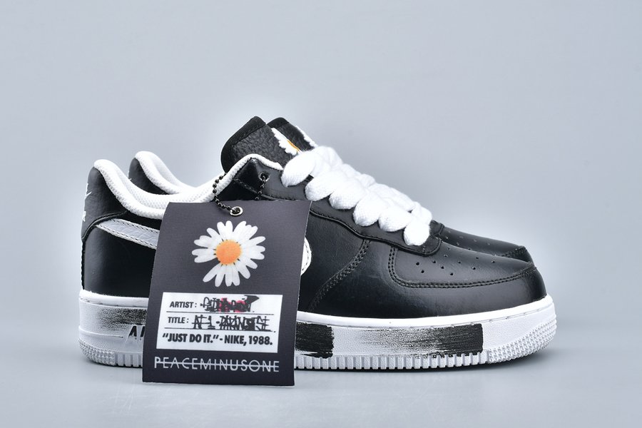 G-Dragon x Air Force 1 07 Para-noise Black White -3