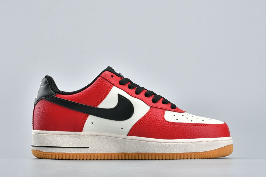 Nike Air Force 1 Low “Chicago” Gym Red/Black-Gum Light Brown-Sail ...