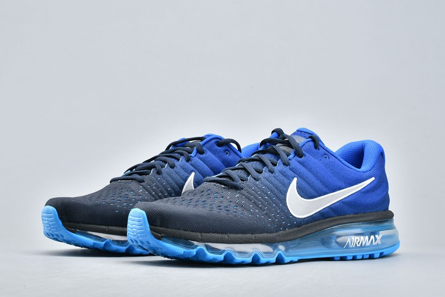Nike Air Max 2017 Running Shoes Black Blue - FavSole.com