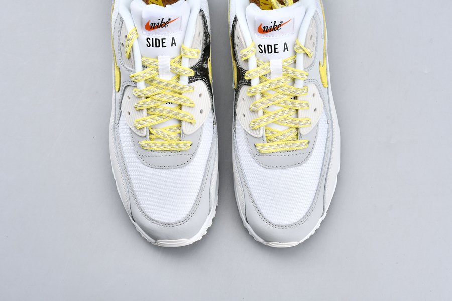 Nike Air Max 90 “Mixtape Side A” White/Lemon Frost - FavSole.com