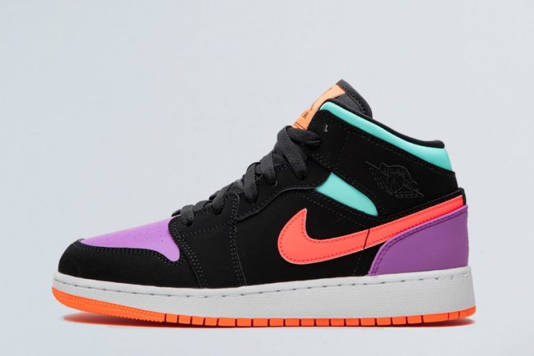 aj 1 mid colorful