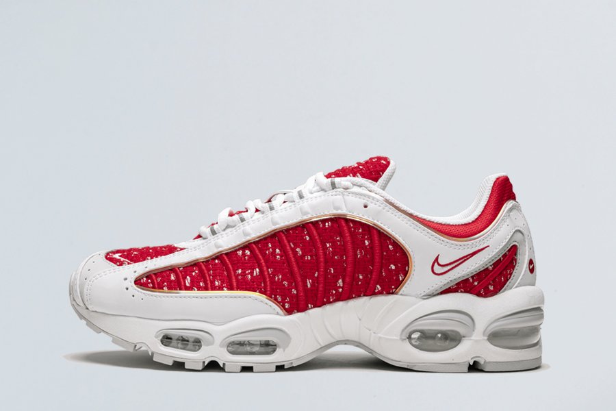 Buy Supreme x Nike Air Max Tailwind 4 University Red White AT3854-100 Online