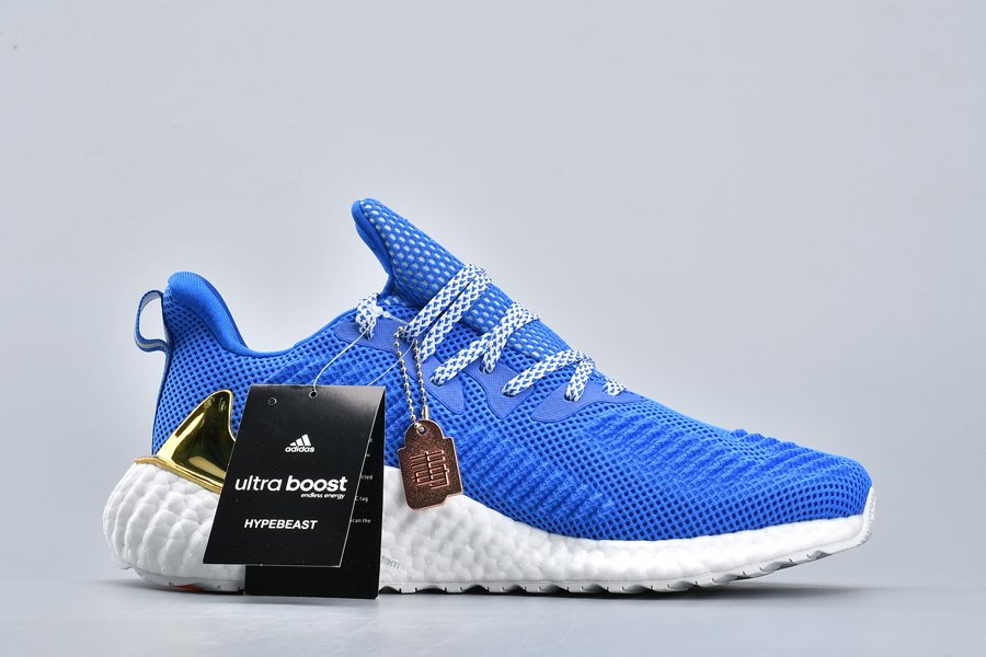 adidas Alphaboost Mens Glory Blue Running Shoes - FavSole.com