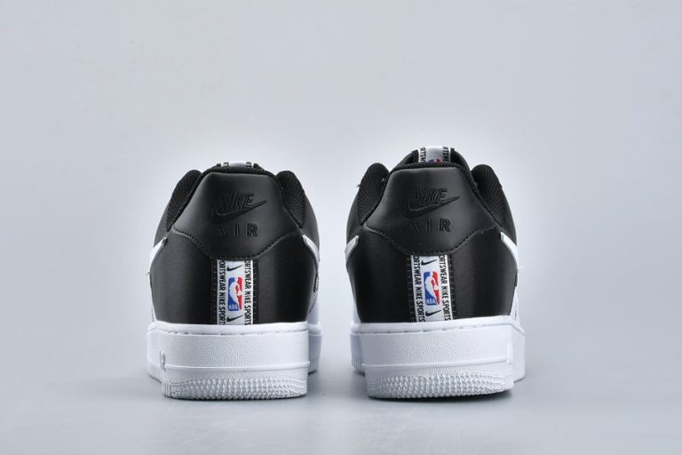 nike air force nba white black