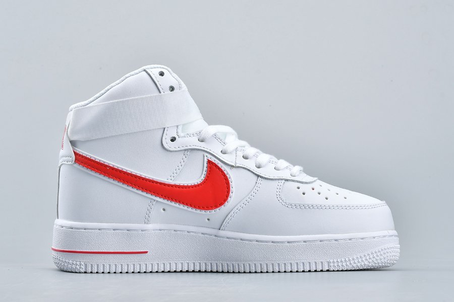 Nike Air Force 1 High ’07 3 White/University Red - FavSole.com
