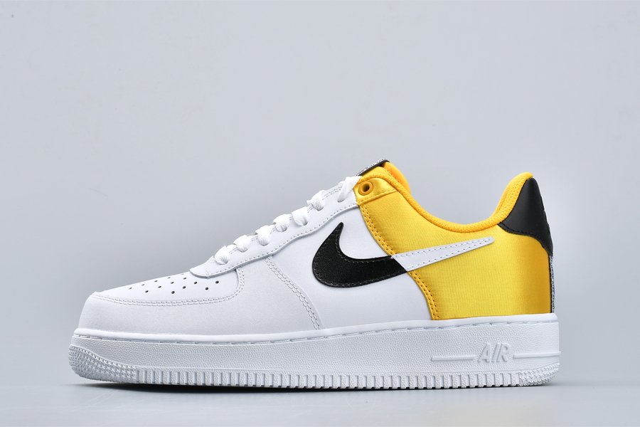Nike Air Force 1 Low NBA Golden Yellow Satin Outlet