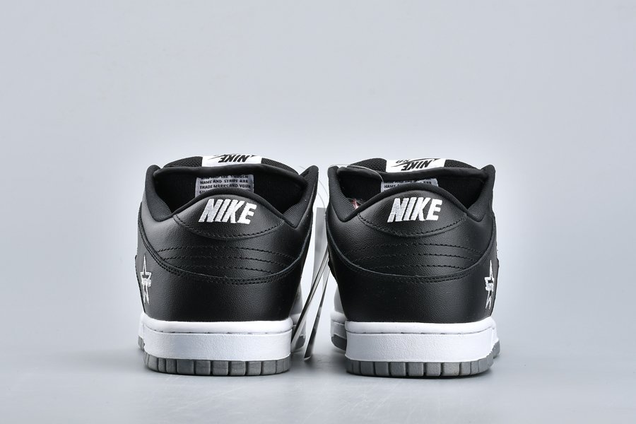 Supreme x Nike SB Dunk Low “Jewel Swoosh” Metallic Silver New - FavSole.com