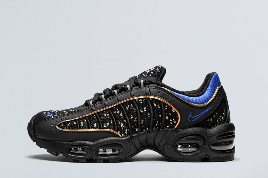 Supreme x Nike Air Max Tailwind 4 Black Cobalt AT3854-001 For Sale