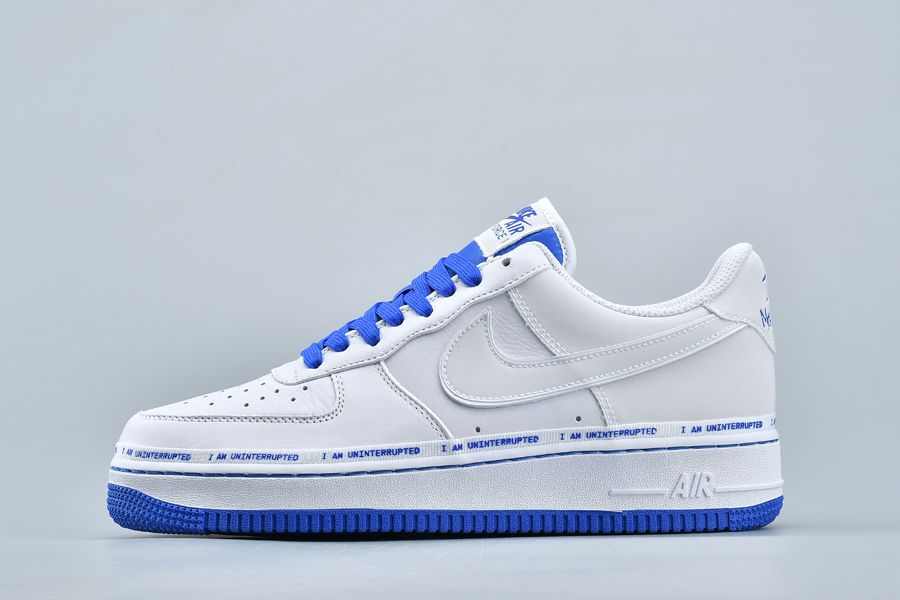 Uninterrupted x Nike Air Force 1 MTAA White Royal Blue On Sale